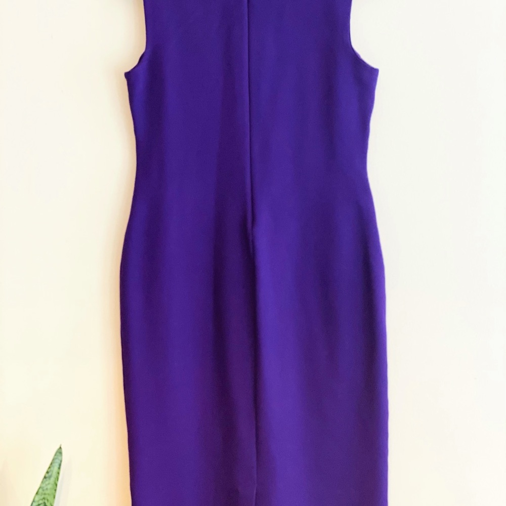 Deep Violet Ralph Lauren sleeveless dress